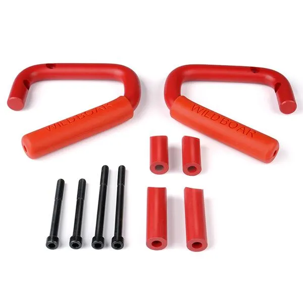 Xprite Grab Handles Jeep Wrangler JK/JKU (2007-2018) Red - Front & Rear / Front only / Rear only