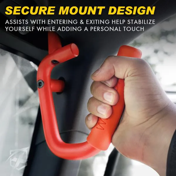 Xprite Grab Handles Jeep Wrangler JK/JKU (2007-2018) Red - Front & Rear / Front only / Rear only
