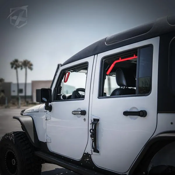 Xprite Grab Handles Jeep Wrangler JK/JKU (2007-2018) Red - Front & Rear / Front only / Rear only