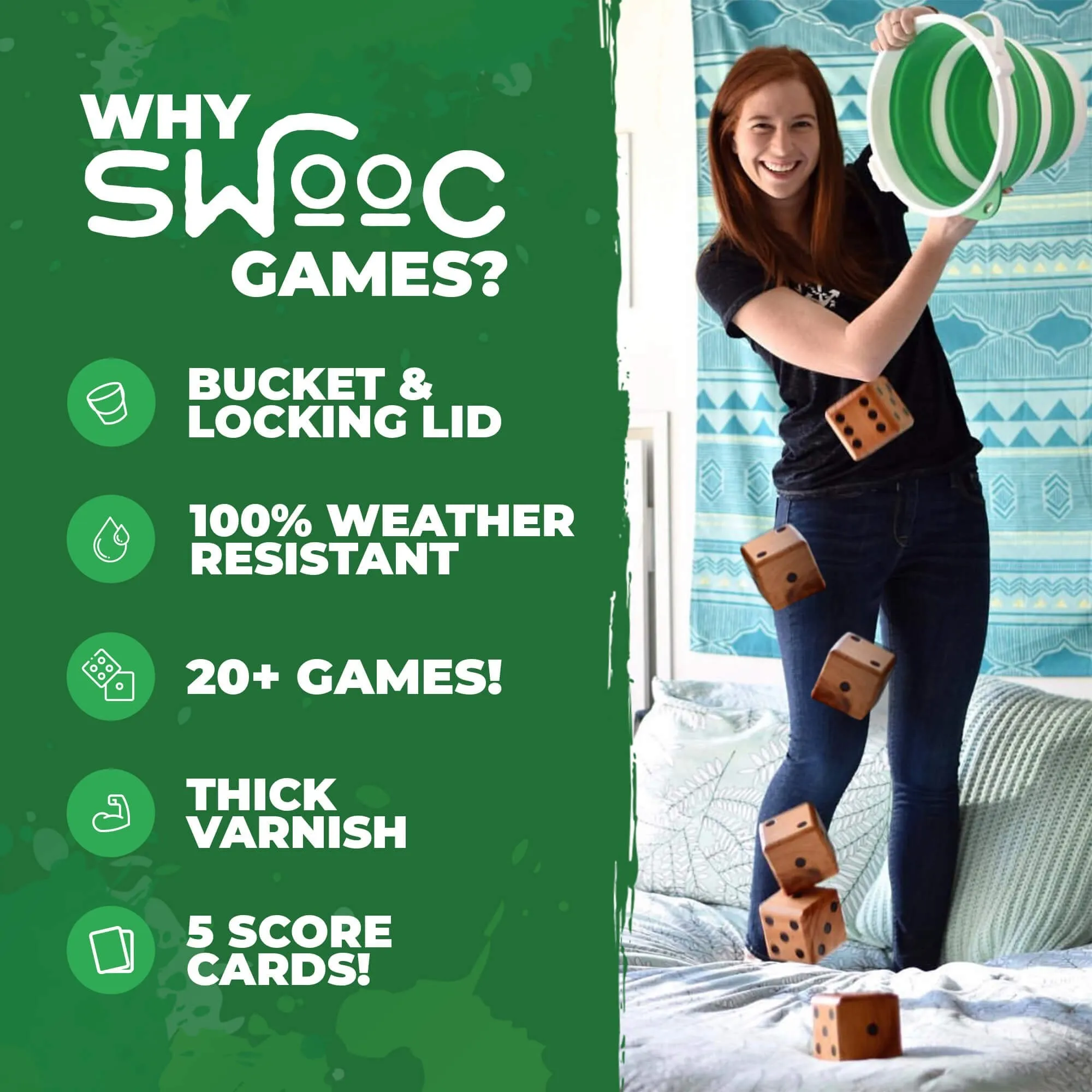 Yardzee, Farkle & 20  Dice Games