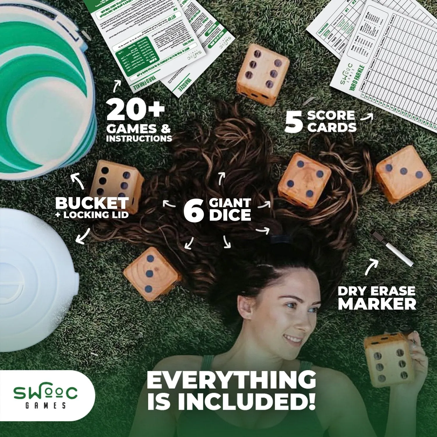 Yardzee, Farkle & 20  Dice Games